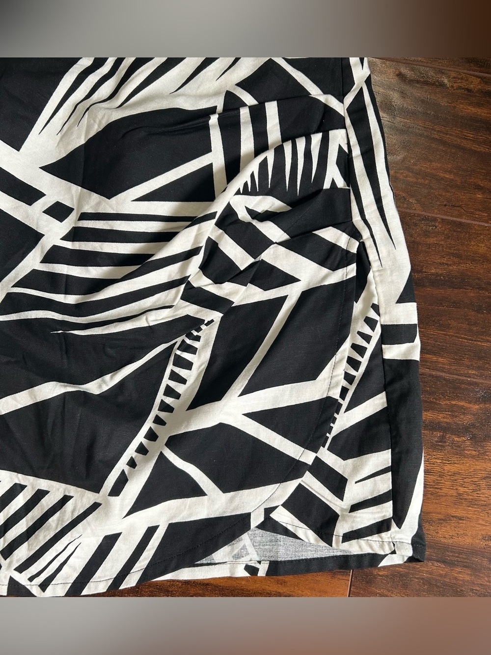 Dynamite Draped Mini Skirt - Picture 2 of 6